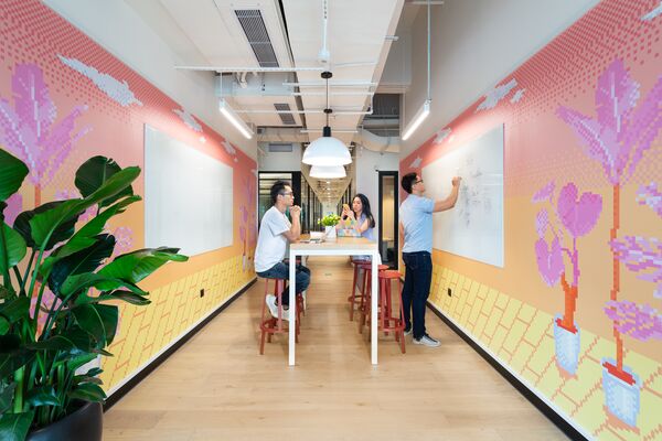 1 Person Coworking Desk