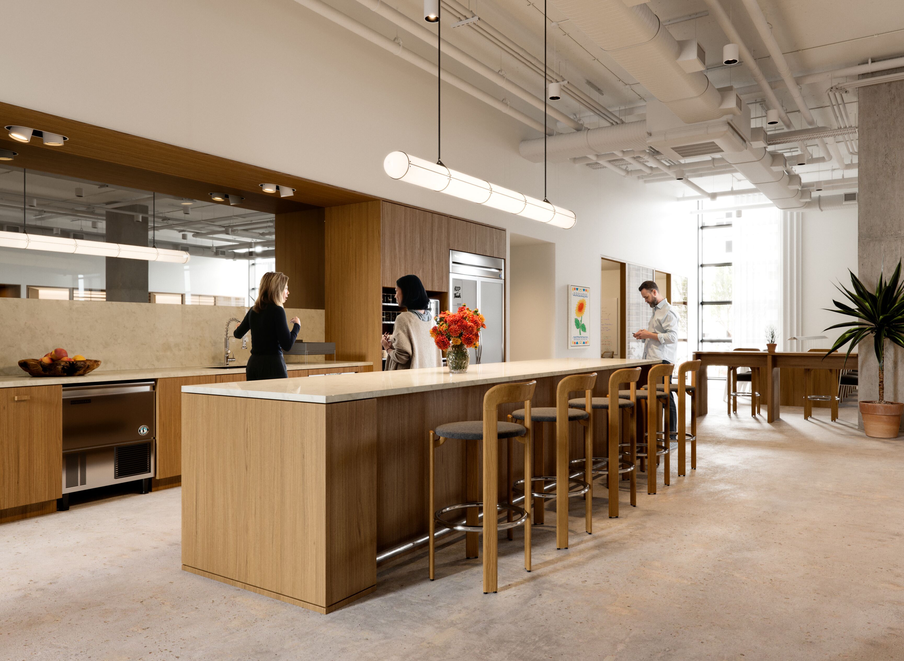 1 Person Coworking Desk