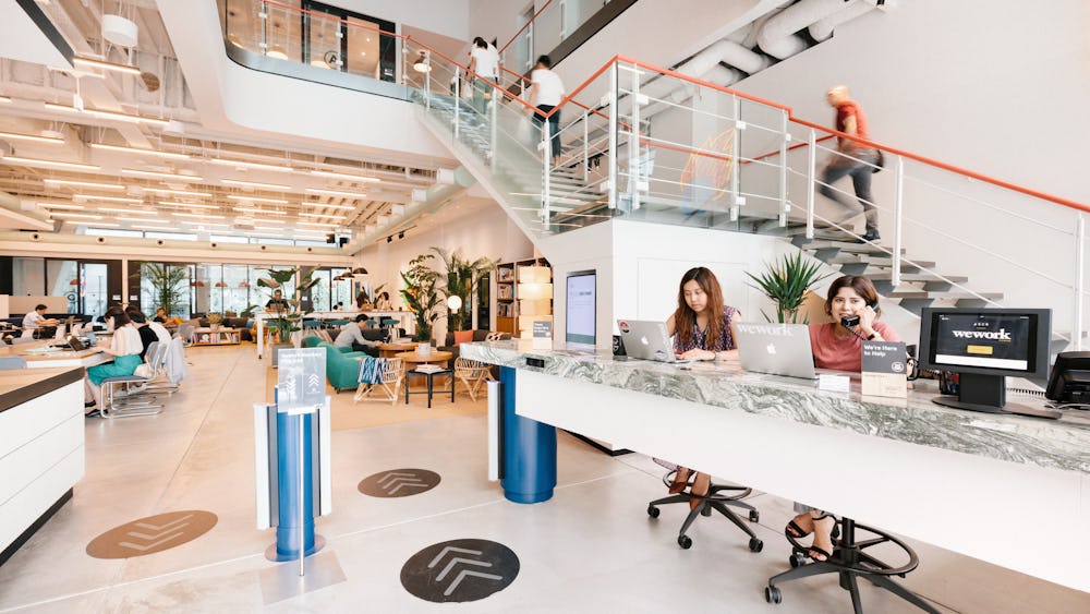 神宮前の共用オフィススペース Wework 神宮前の共用オフィススペース Wework